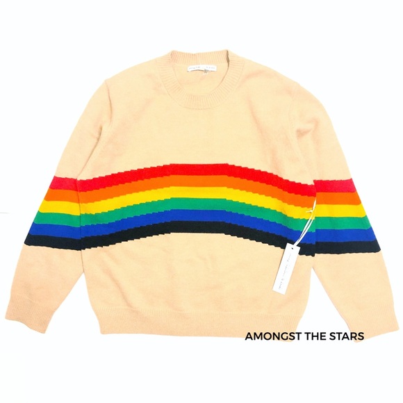 Rainbow Beige Tan Sweater | Poshmark